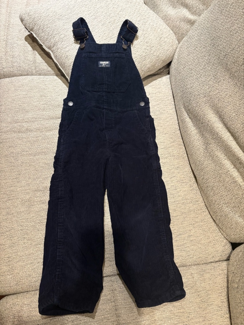 OshKosh B'gosh Dark Blue Corduroy Overalls